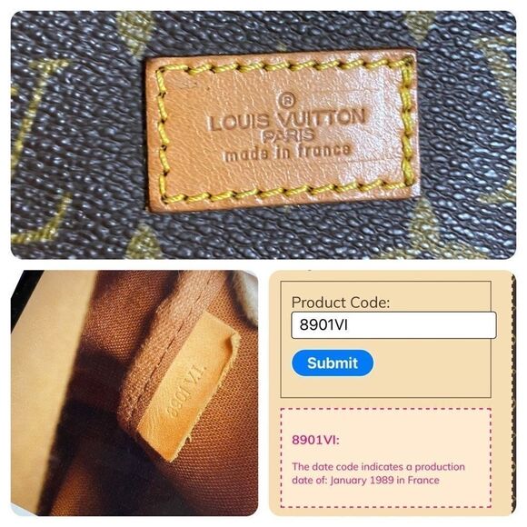 LOUIS VUITTON Monogram Saumur 35 Shoulder/Crossbody Bag 💼 8901VI - Picture 6 of 16